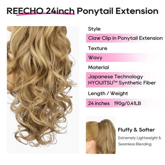 Ponytail Extension, 24\